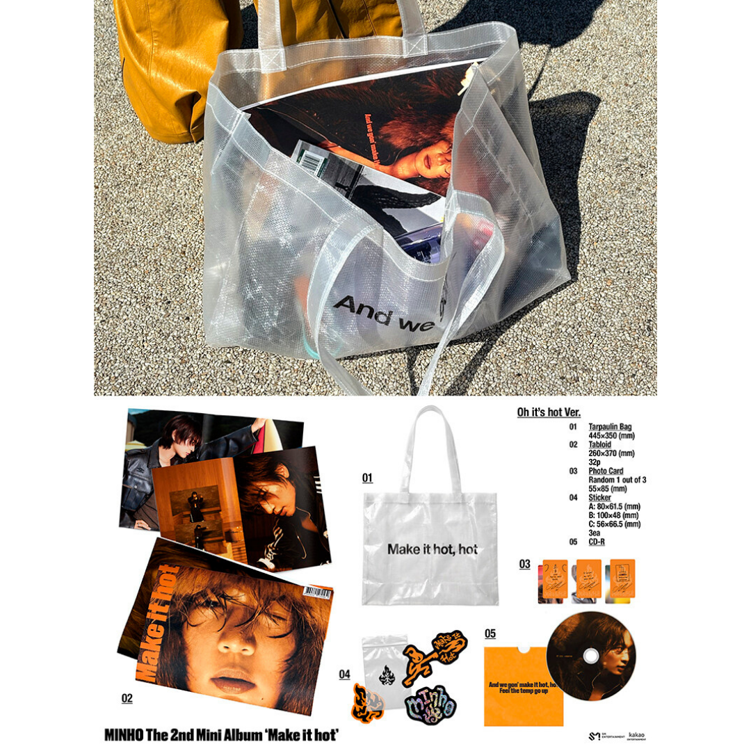 [PREORDER] SHINee Minho's 2nd Mini Album ‘Make it Hot’ - Oh it's hot ver.