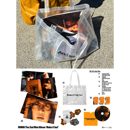 [PREORDER] SHINee Minho's 2nd Mini Album ‘Make it Hot’ - Oh it's hot ver.