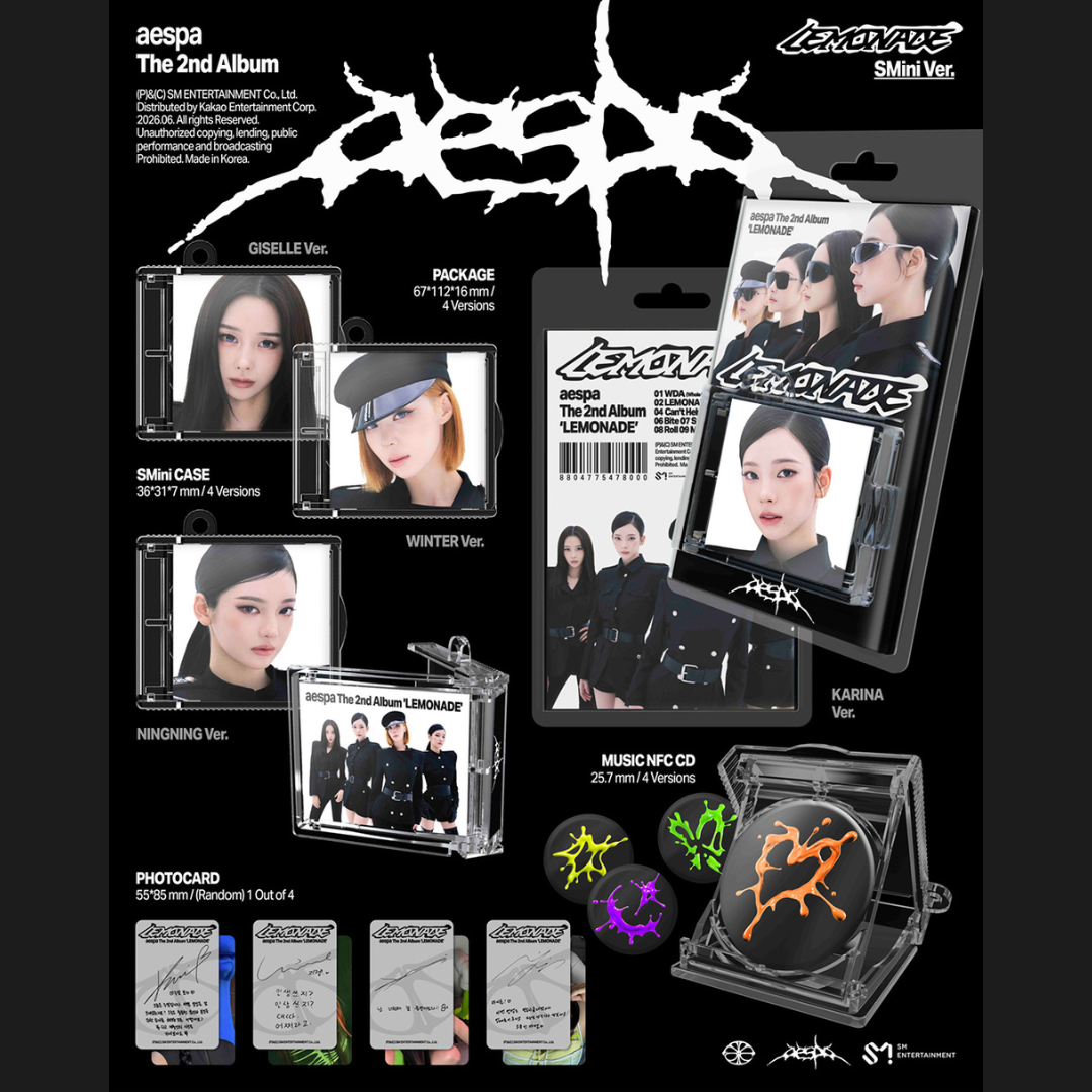 aespa 2nd Album 'LEMONADE' - SMini Ver. (SMART ALBUM)