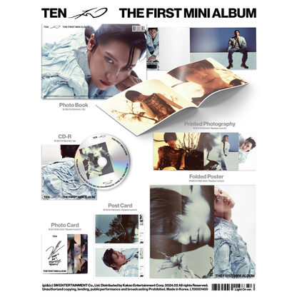 WAYV TEN 1st Mini Album TEN - LIGHT ON VER
