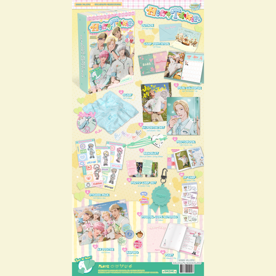 [PREORDER] PLAVE 2026 Season's Greetings [ Heart Tracker ]
