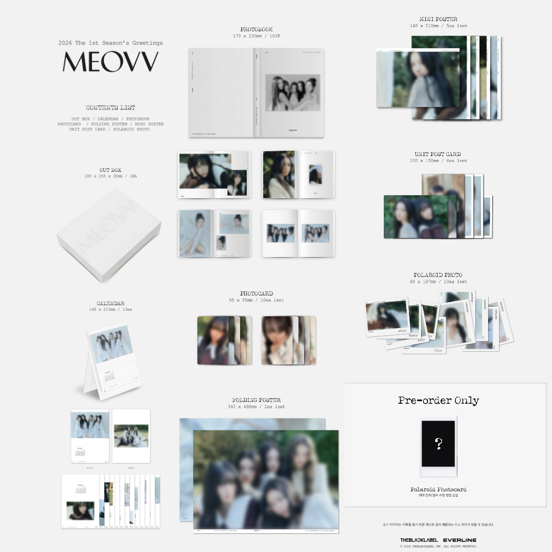 [TBL POB] MEOVV 2026 Season's Greetings "MEOVV"