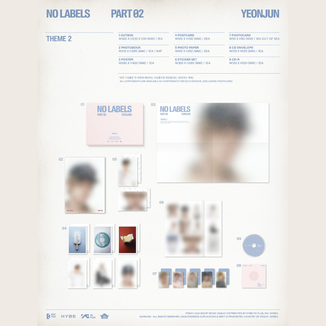 TXT YEONJUN 2nd Mini Album 'NO LABELS: PART 02' - Standard Ver.