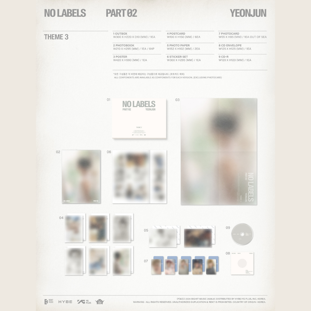 TXT YEONJUN 2nd Mini Album 'NO LABELS: PART 02' - Standard Ver.