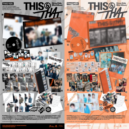 Stray Kids 10th Mini Album "THIS & THAT" - THIS VER. / THAT VER.