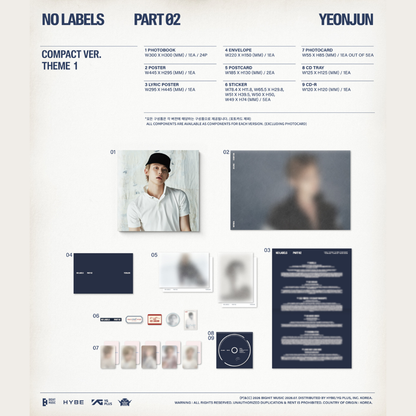 TXT YEONJUN 2nd Mini Album 'NO LABELS: PART 02' - Compact Ver.