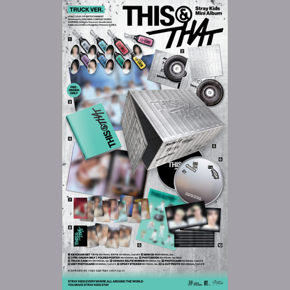 Stray Kids 10th Mini Album "THIS & THAT" Album - TRUCK VER.