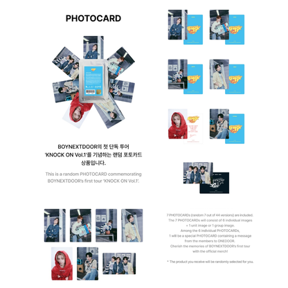 BOYNEXTDOOR KNOCK ON VOL 1 TRADING CARD