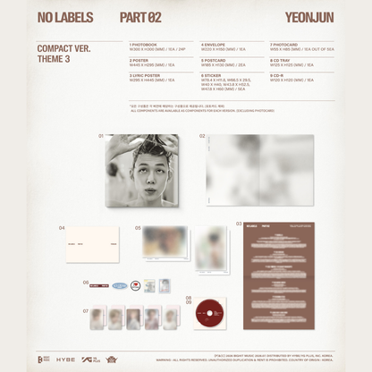 TXT YEONJUN 2nd Mini Album 'NO LABELS: PART 02' - Compact Ver.