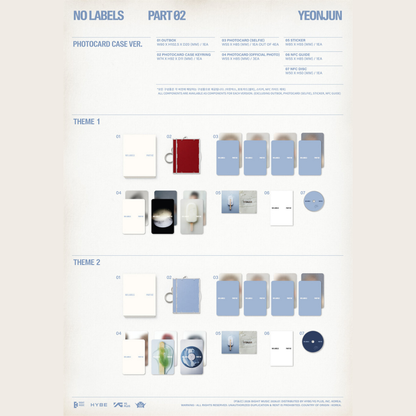 TXT YEONJUN 2nd Mini Album 'NO LABELS: PART 02' - Photocard Case Ver.