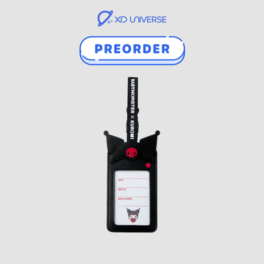 [PREORDER] BABYMONSTER × KUROMI Merchandise - Luggage Tag