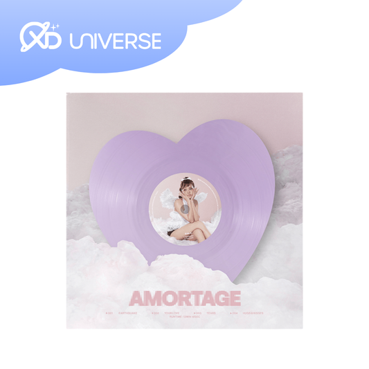 JISOO 1st Mini Album AMORTAGE - VINYL (HEART VER)