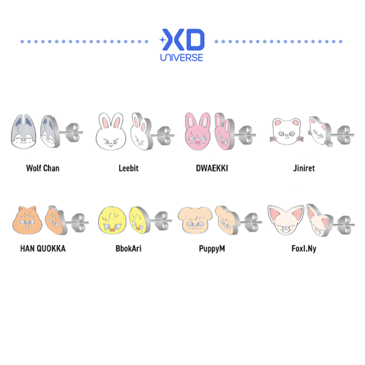 [PREORDER DEADLINE 22/10] Stray Kids World Tour <RUN IT JAPAN> Official Goods - Earrings