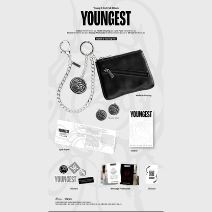 [PREORDER] DAY6 Young K 2nd Full Album ＜YOUNGEST＞ - Wallet & Keyring ver.