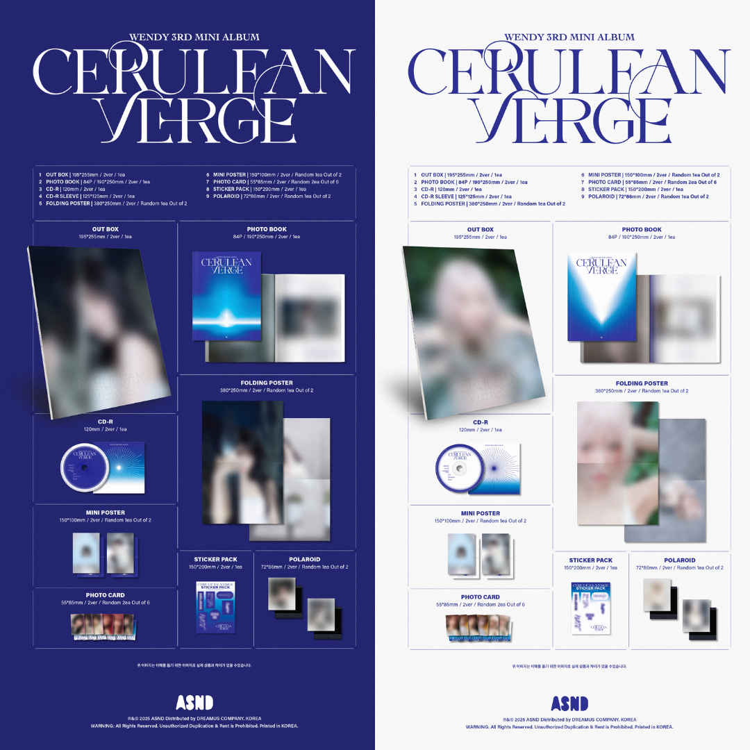 WENDY - 3rd Mini Album [Cerulean Verge] (Photobook Ver.)
