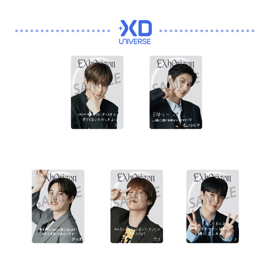 [PREORDER] EXO PLANET #6 - EXhOrizon in JAPAN Official Merchandise - Message Clear Card