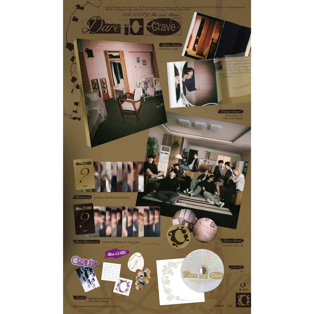 CRAVITY - 2nd Album [Dare to Crave]