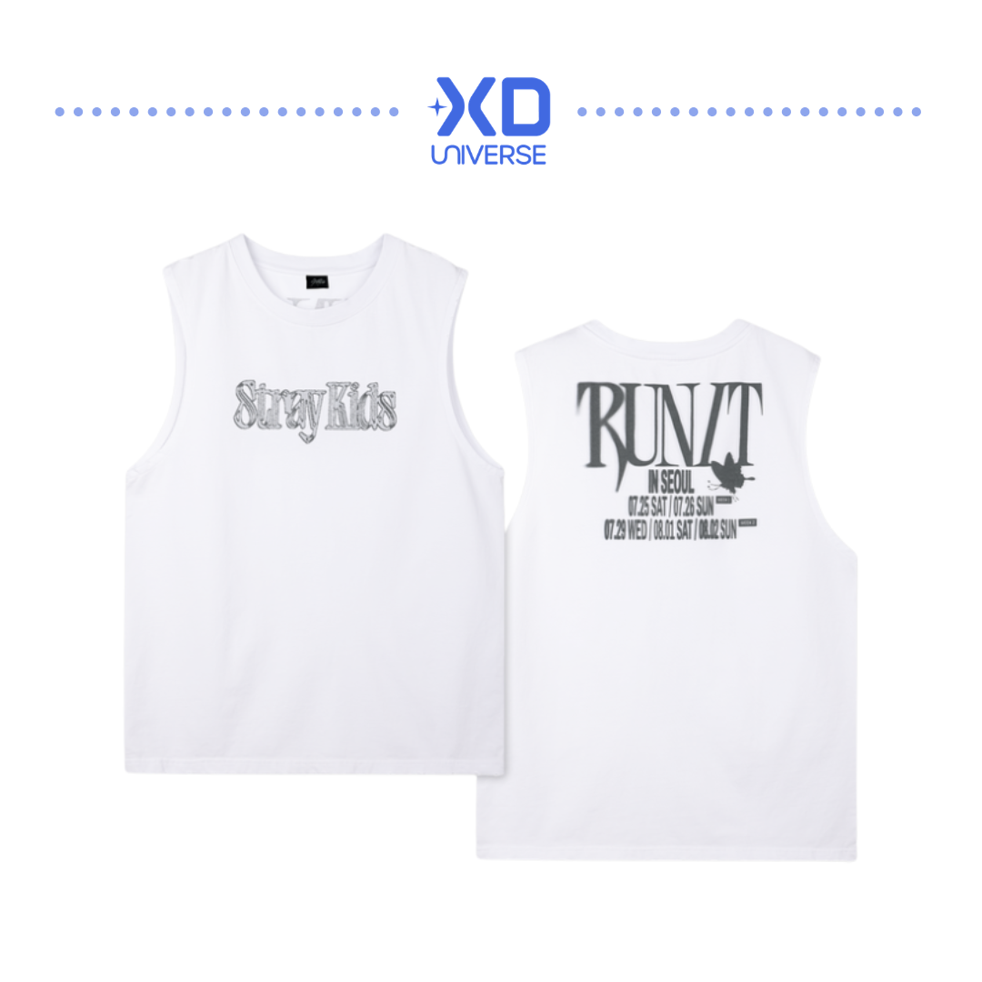 [PREORDER DEADLINE 3/8] Stray Kids World Tour <RUN IT SEOUL> Official Merch - SLEEVELESS TOP