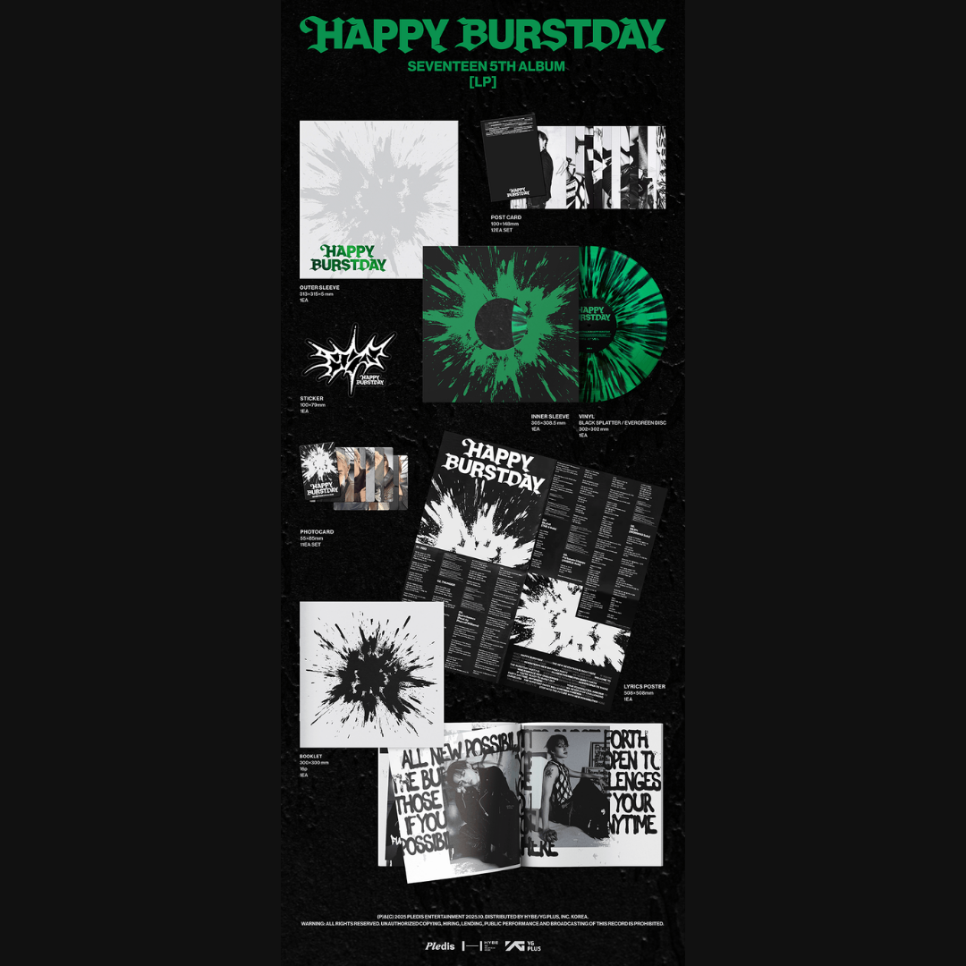 SEVENTEEN 5th Album Happy Burstday - LP