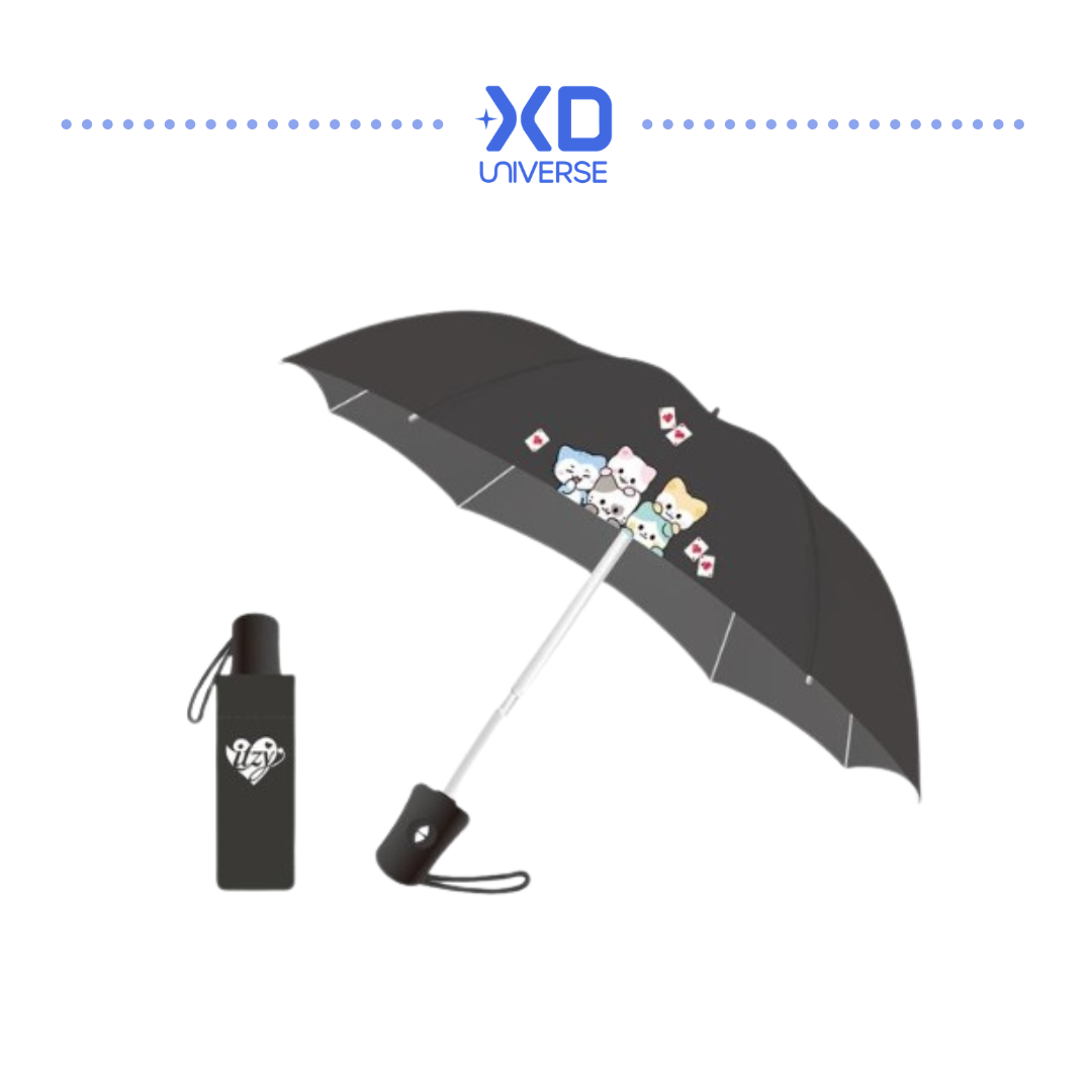 [PREORDER DEADLINE 15/8] ITZY The 5th Fan Meeting 있지 믿지, 날자! “ALL IN, MIDZY” OFFICIAL MERCH - TWINZY FOLDING UMBRELLA