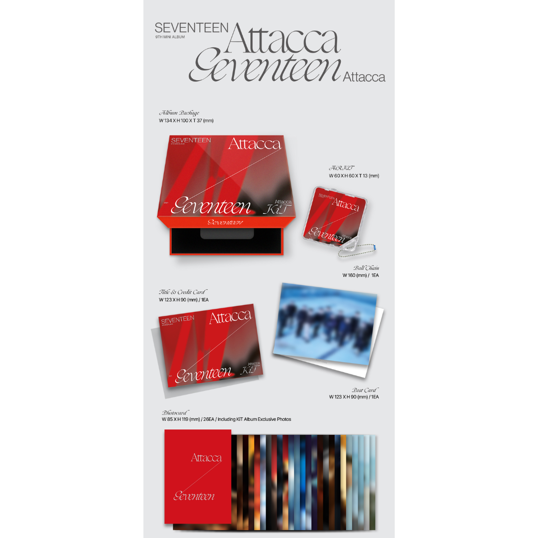 SEVENTEEN - 9th Mini Album [Attacca] (KiT Album)