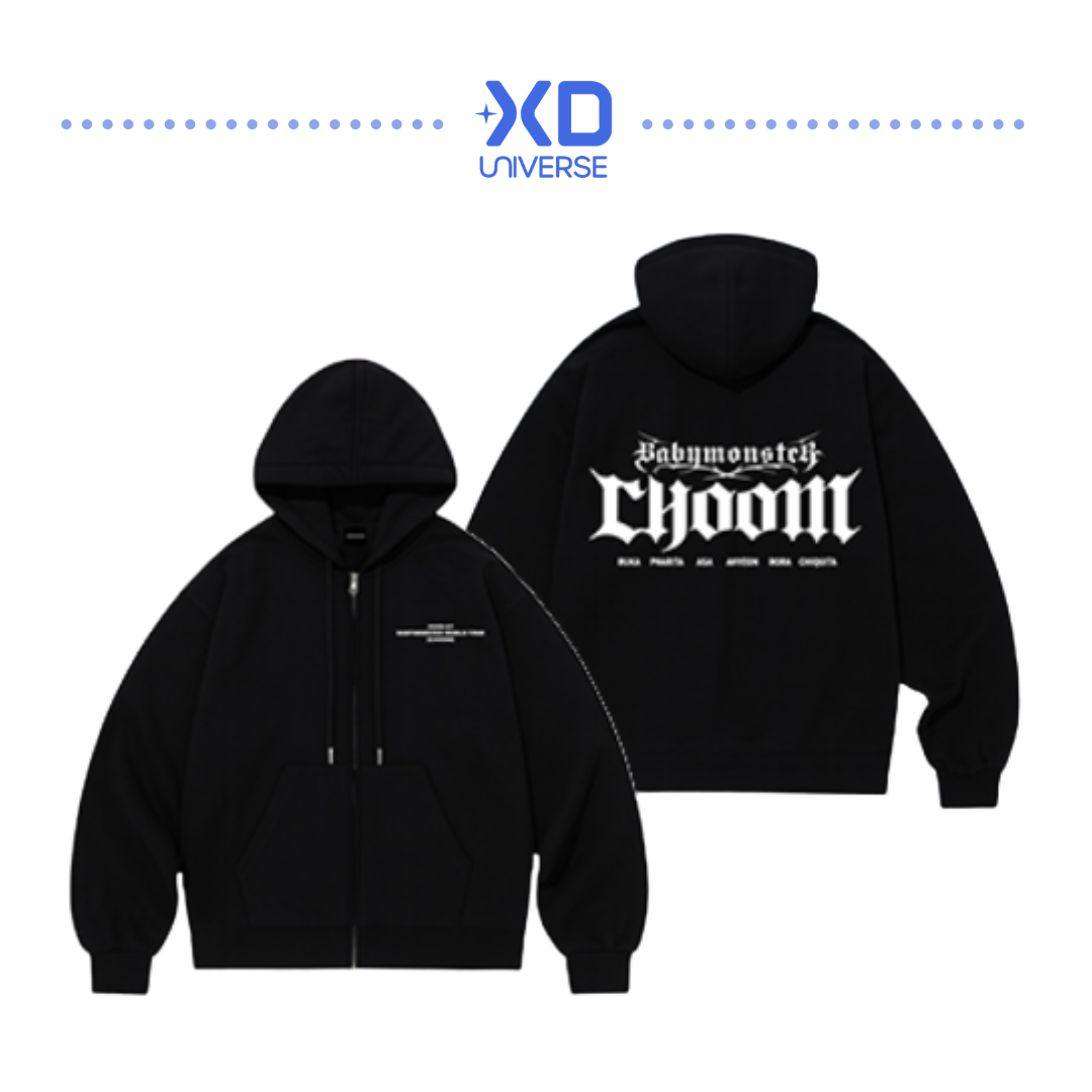 [PREORDER] BABYMONSTER WORLD TOUR [춤 (CHOOM)] IN SEOUL OFFICIAL MD - ZIP-UP HOODIE