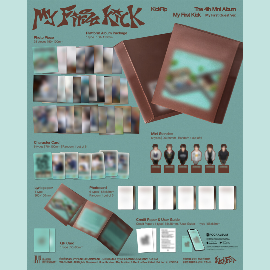 KickFlip The 4th Mini Album 'My First Kick' - My First Quest Ver. (Platform)