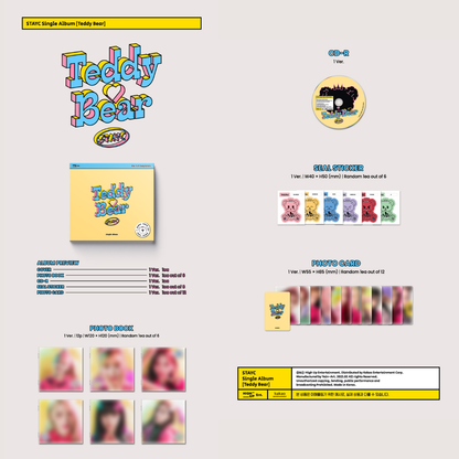 STAYC - 4th Single Album [Teddy Bear] (Digipack Ver.)