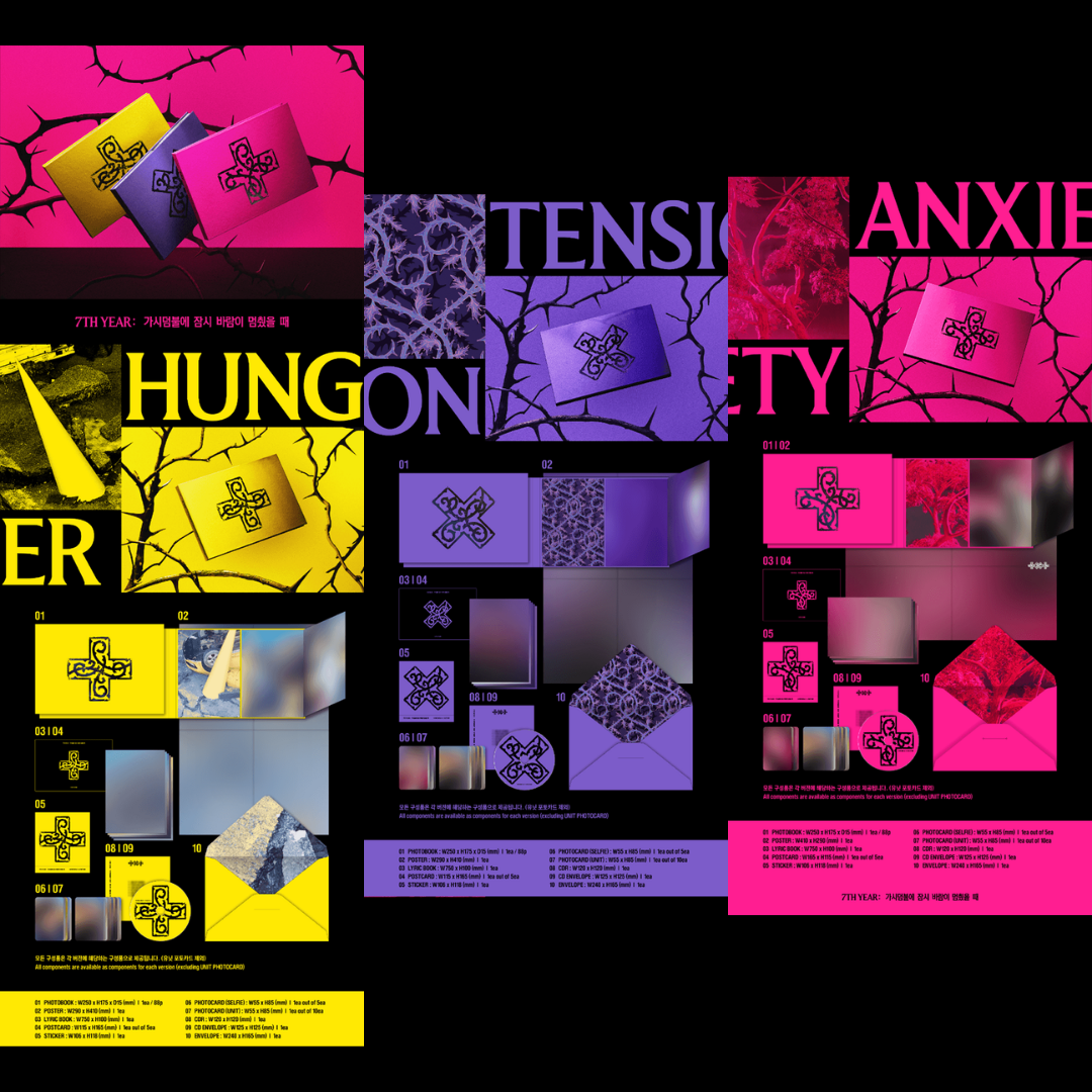 TXT TOMORROW X TOGETHER 8th Mini Album '7th Year: When the Wind Stopped in the Thorns' - Standard Ver.