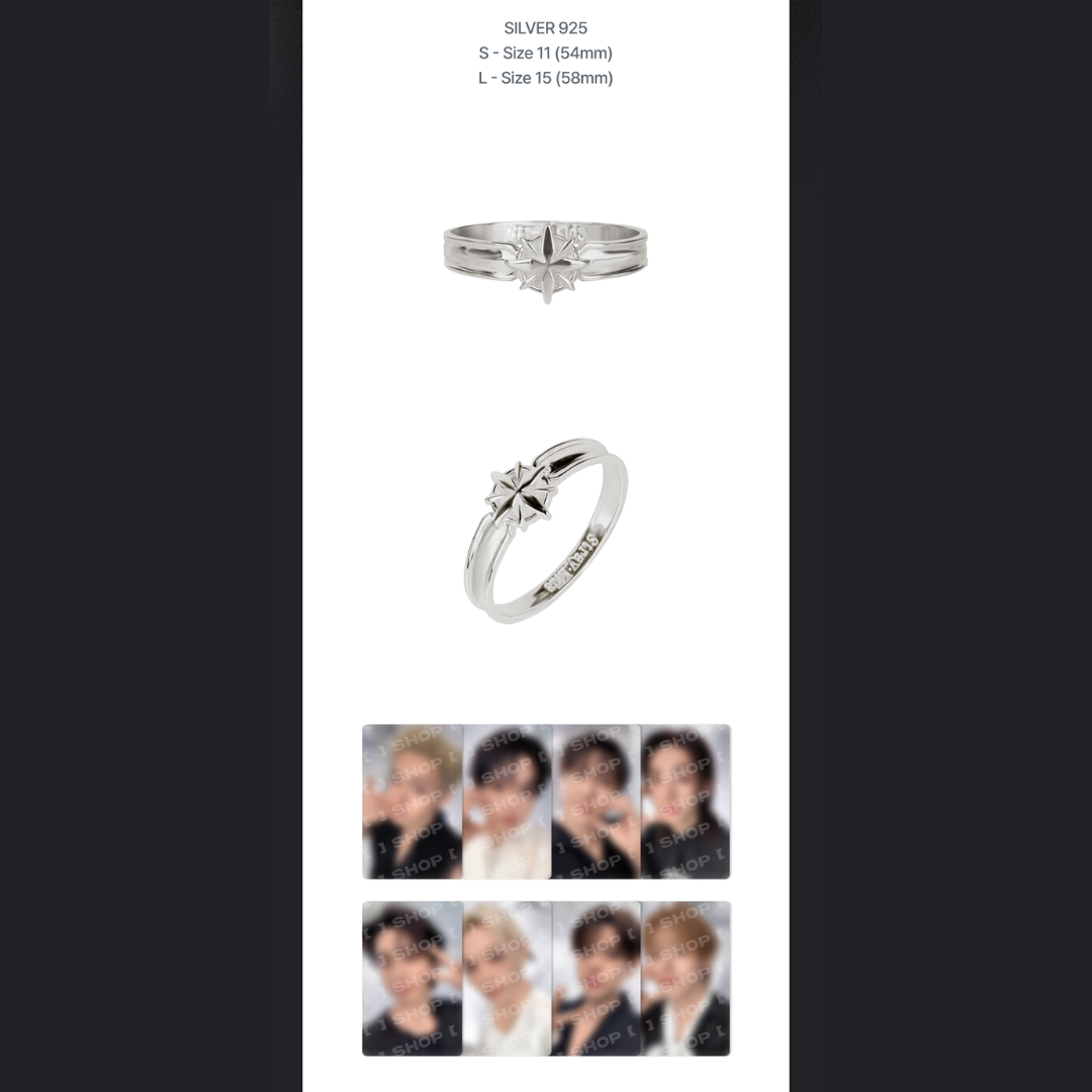 [PREORDER DEADLINE 3/8] Stray Kids World Tour <RUN IT SEOUL> Official Merch - RING