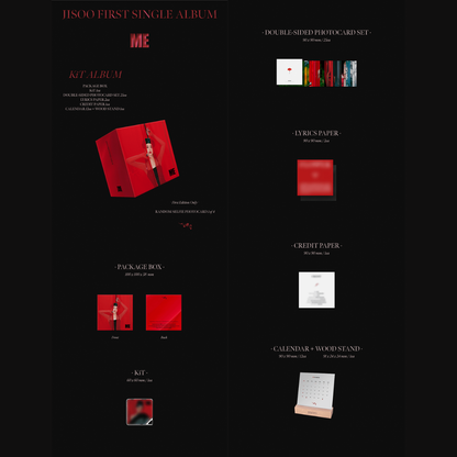 BLACKPINK JISOO 1st Single Album ME - Kit version
