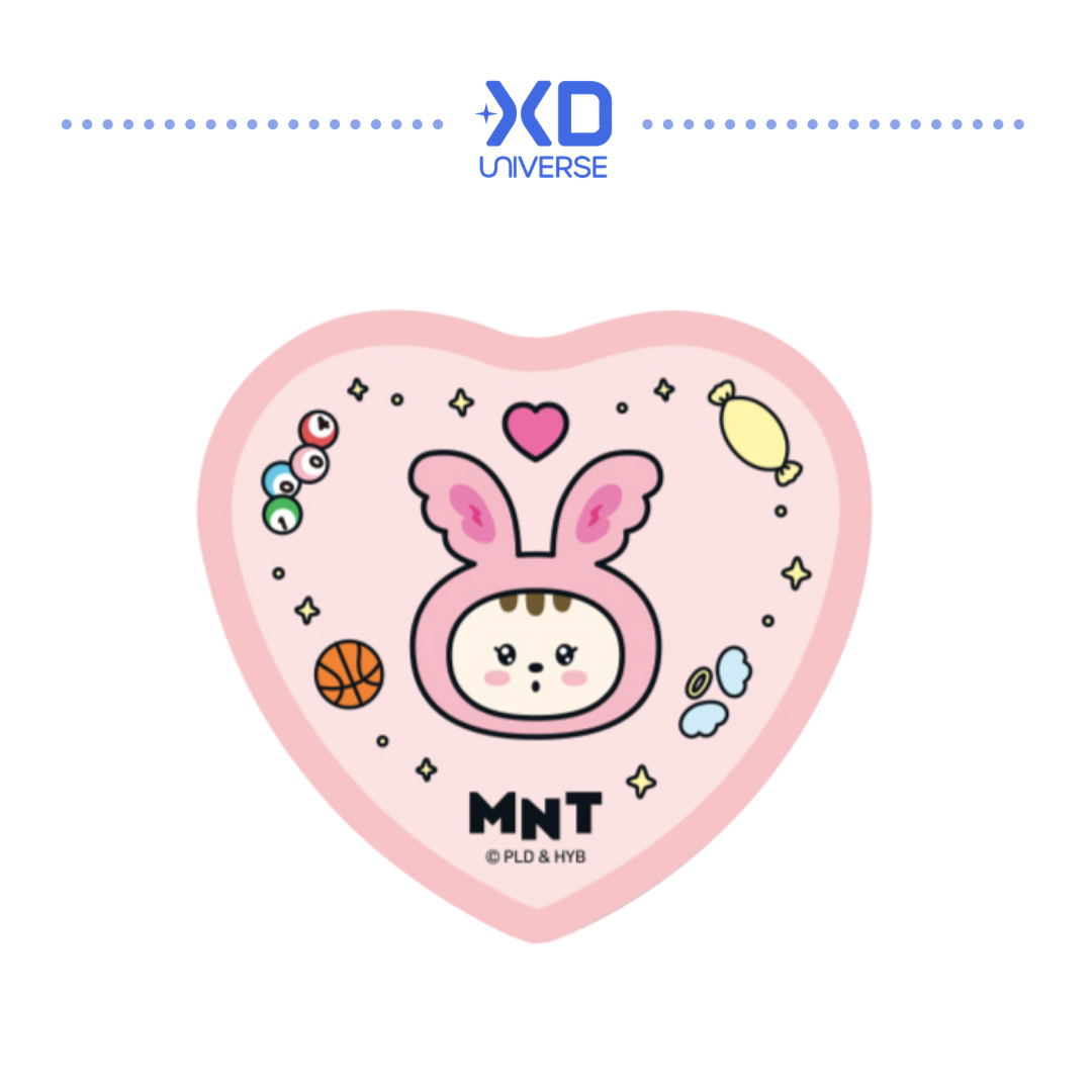 SEVENTEEN MINITEEN 4.0 OFFICIAL MERCHANDISE MINITEEN HEART-SHAPED BADGE