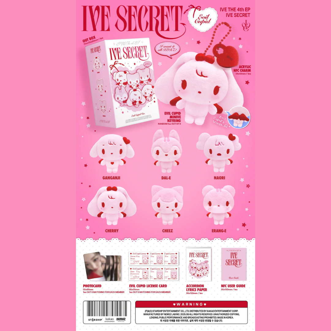 IVE - THE 4th EP : IVE SECRET [EVIL CUPID ver.][PLATFORM ver.]