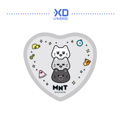 SEVENTEEN MINITEEN 4.0 OFFICIAL MERCHANDISE MINITEEN HEART-SHAPED BADGE