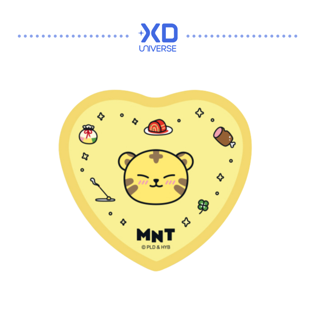 SEVENTEEN MINITEEN 4.0 OFFICIAL MERCHANDISE MINITEEN HEART-SHAPED BADGE