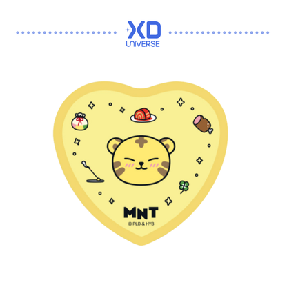 SEVENTEEN MINITEEN 4.0 OFFICIAL MERCHANDISE MINITEEN HEART-SHAPED BADGE