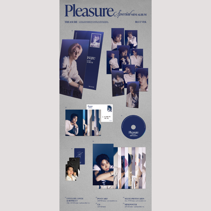 TREASURE - Special Mini Album [PLEASURE] [Blue Ver.]