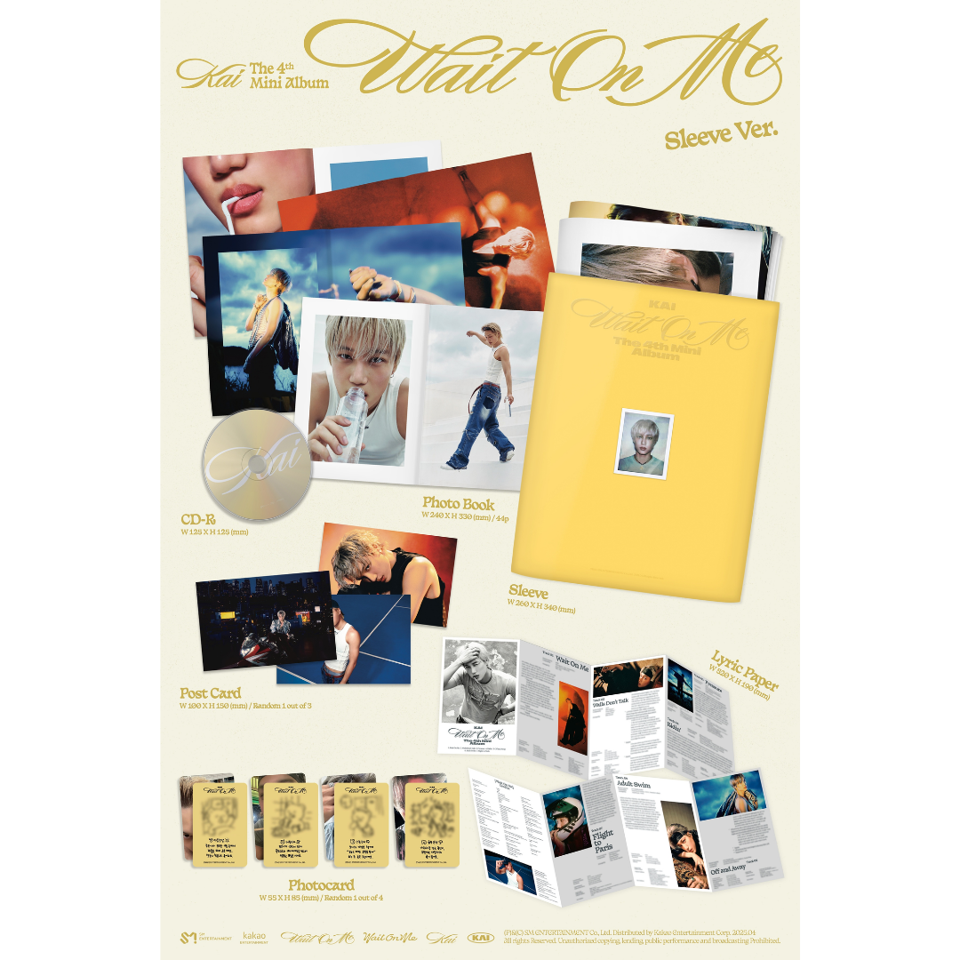 KAI - 4th Mini Album [Wait On Me] (Sleeve Ver.)