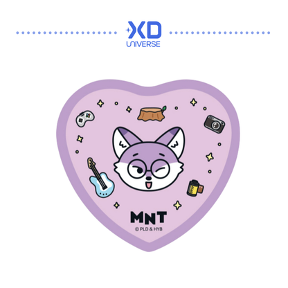 SEVENTEEN MINITEEN 4.0 OFFICIAL MERCHANDISE MINITEEN HEART-SHAPED BADGE