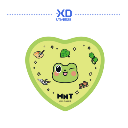 SEVENTEEN MINITEEN 4.0 OFFICIAL MERCHANDISE MINITEEN HEART-SHAPED BADGE