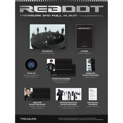 TREASURE 2nd Full Album [REBOOT] YG Tag Album (Random Ver.)
