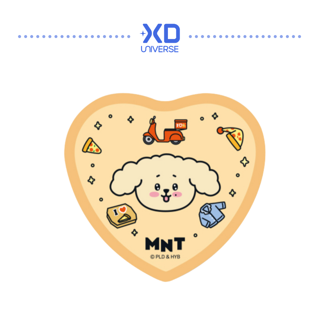 SEVENTEEN MINITEEN 4.0 OFFICIAL MERCHANDISE MINITEEN HEART-SHAPED BADGE