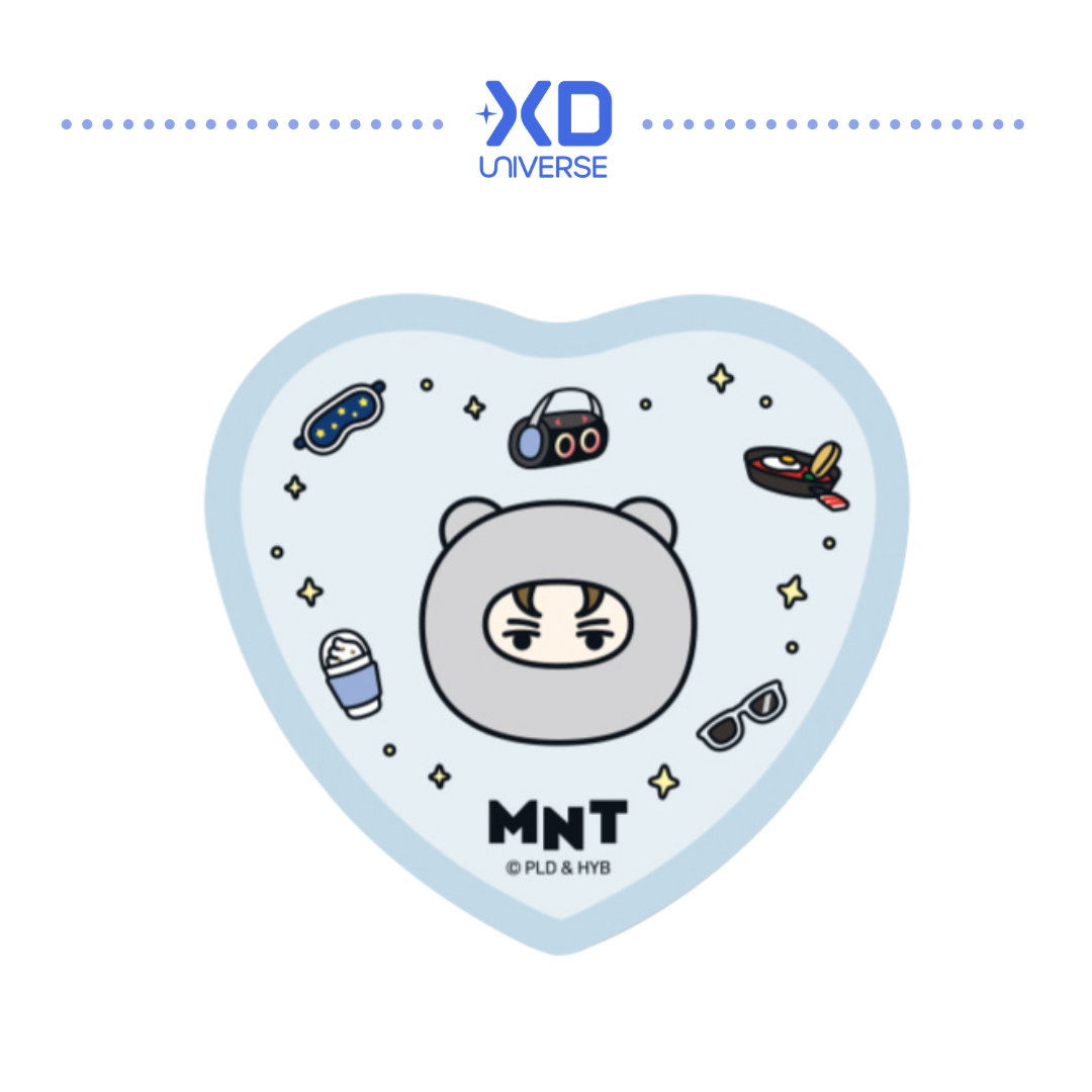 SEVENTEEN MINITEEN 4.0 OFFICIAL MERCHANDISE MINITEEN HEART-SHAPED BADGE