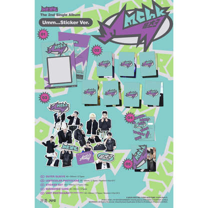 NEXZ - 2nd Single Album [Mmchk] (Sticker Ver.)