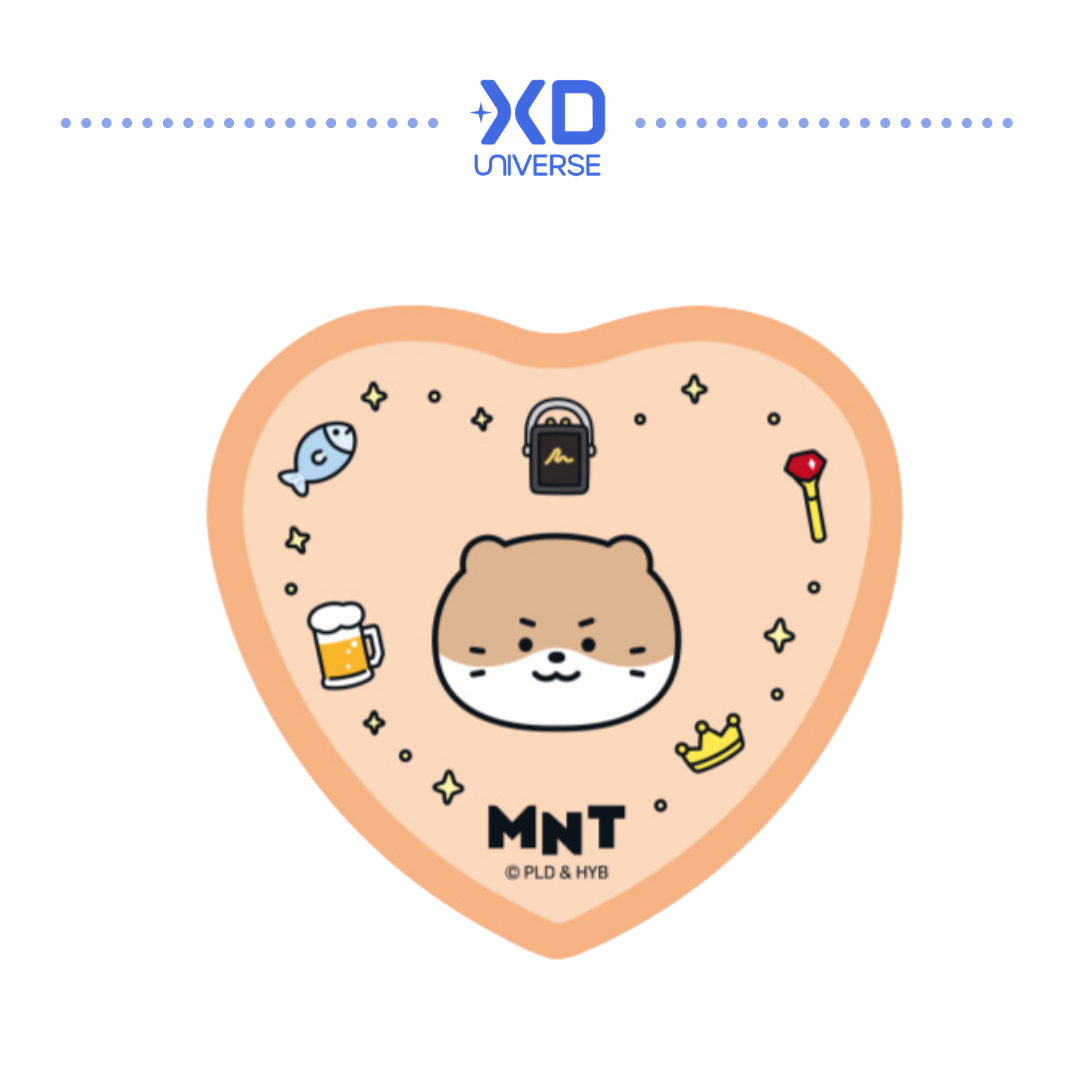 SEVENTEEN MINITEEN 4.0 OFFICIAL MERCHANDISE MINITEEN HEART-SHAPED BADGE