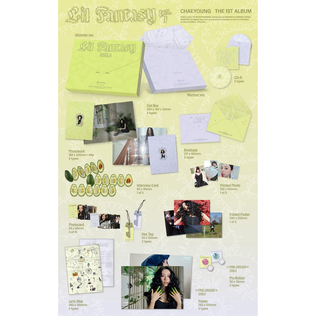 TWICE CHAEYOUNG - The 1st Album [ LIL FANTASY VOL.1 ] Photobook version
