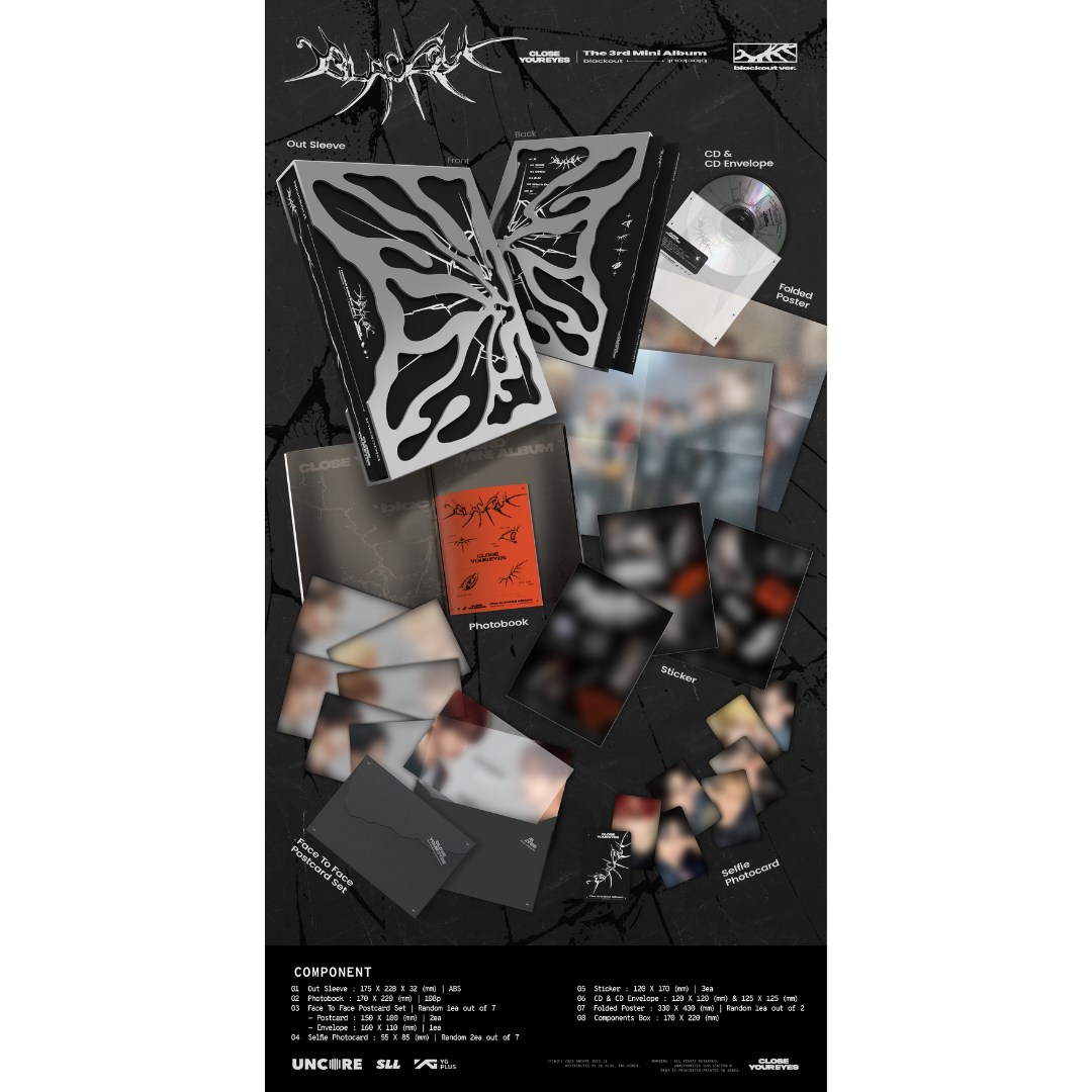 CLOSE YOUR EYES 3rd Mini Album 'blackout' (blackout ver.)
