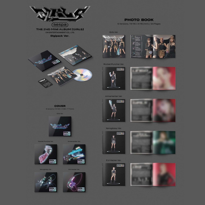 AESPA 2nd Mini Album GIRLS - DIGIPACK