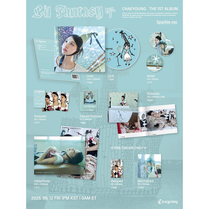 TWICE CHAEYOUNG -  The 1st Album [ LIL FANTASY VOL.1 ] SPARKLE ver