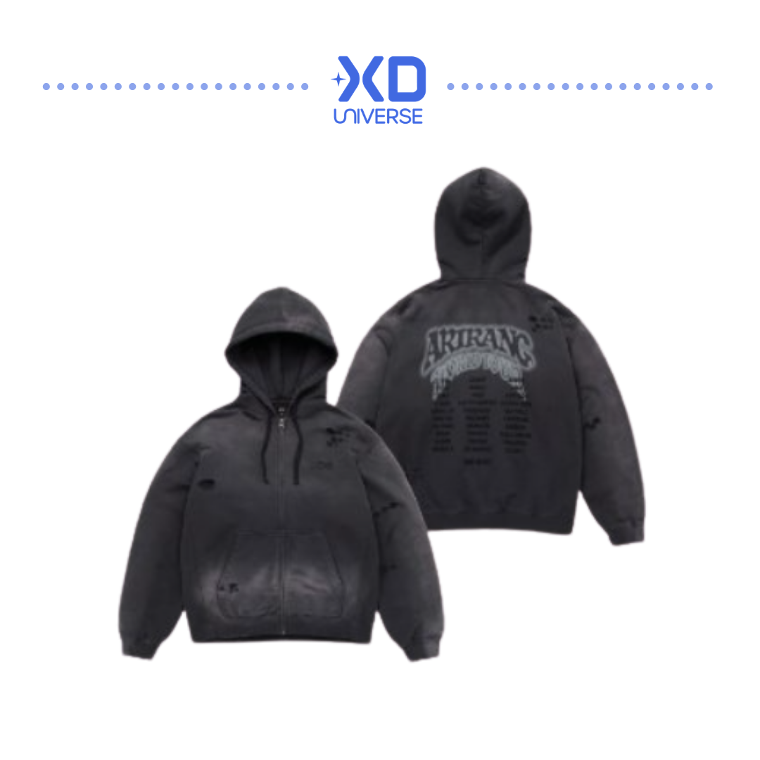 [PREORDER] BTS 'ARIRANG' Merch - Zip-Up Hoodie (Charcoal)